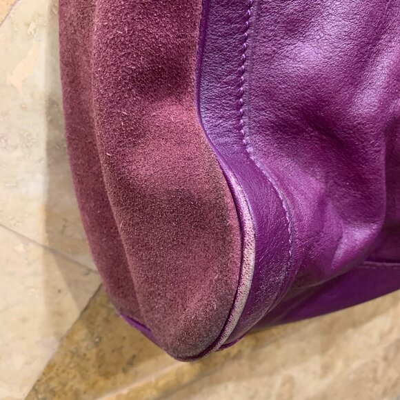 Vintage Toriy Burch Purple Bag - Picture 4 of 11